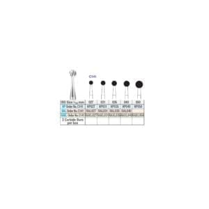 Oral surgery carbide burs chart