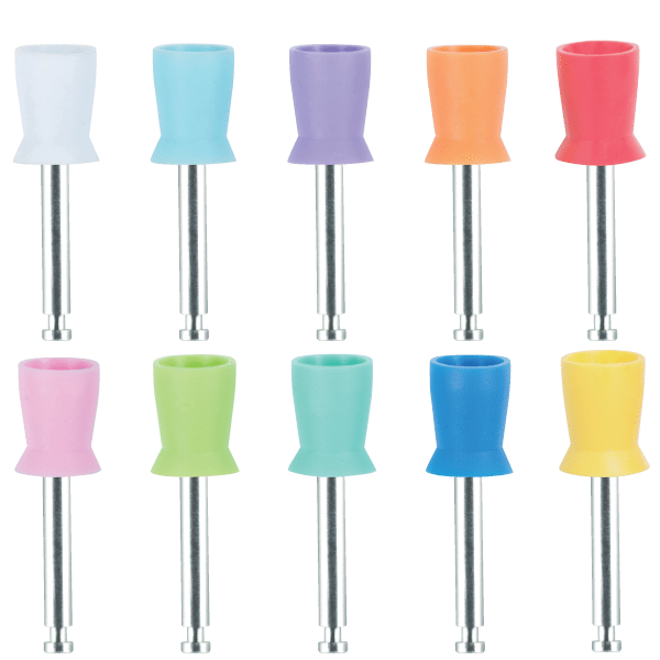 Standard Prophy Cup Metal Shank Ribbed & Webbed