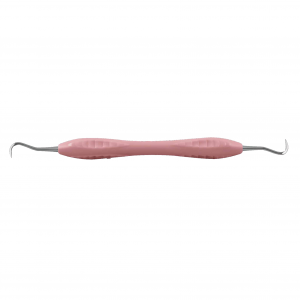 Silicone Handle Sickle Scaler H6-H7 Pink